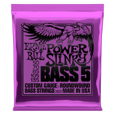 Ernie Ball 5-String Power Slinky Bass 50-135